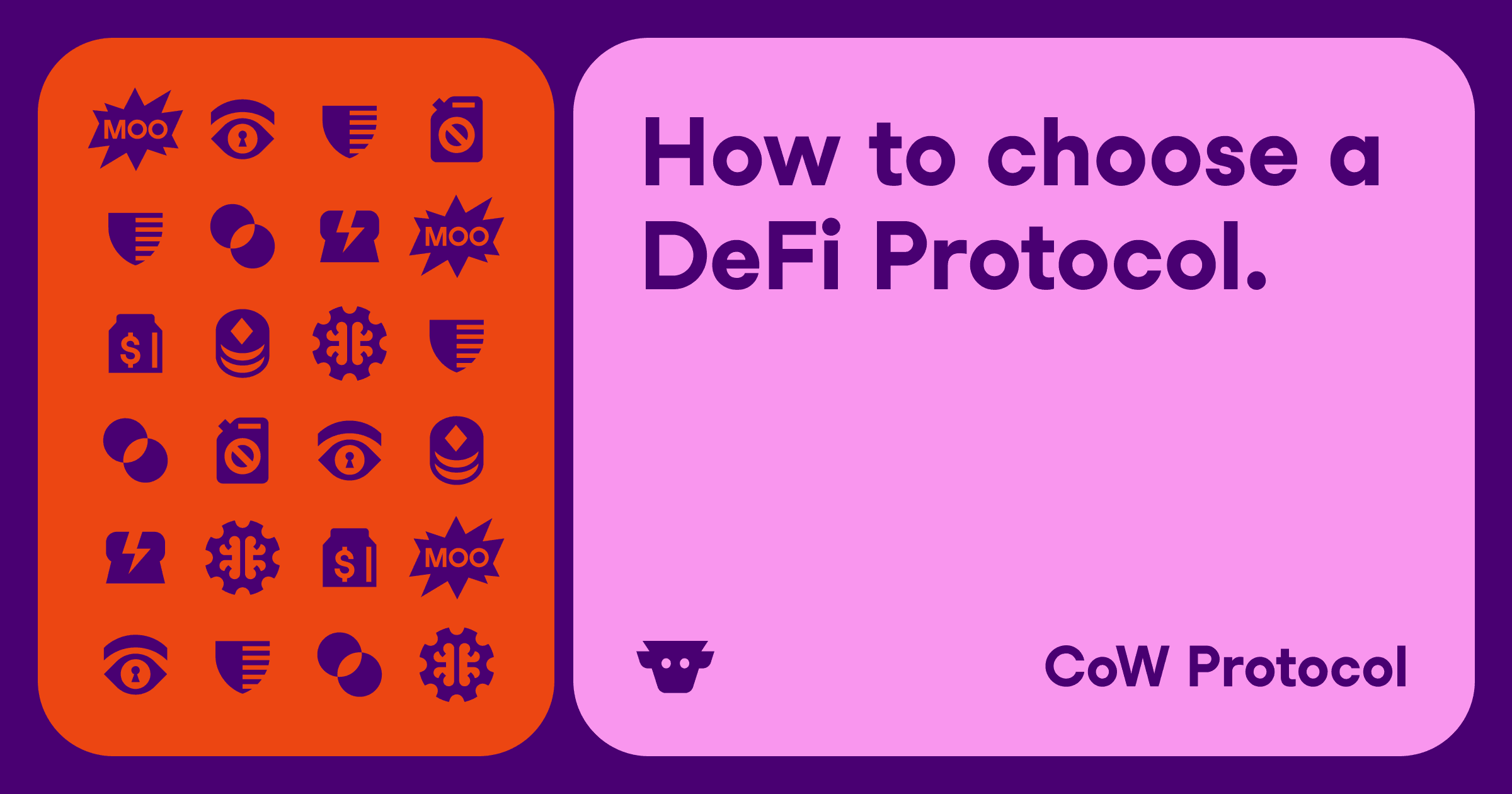 Cover image for article: Choosing a DeFi protocol